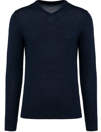 Pull Mérinos col V Homme S au 4XL - Main Image