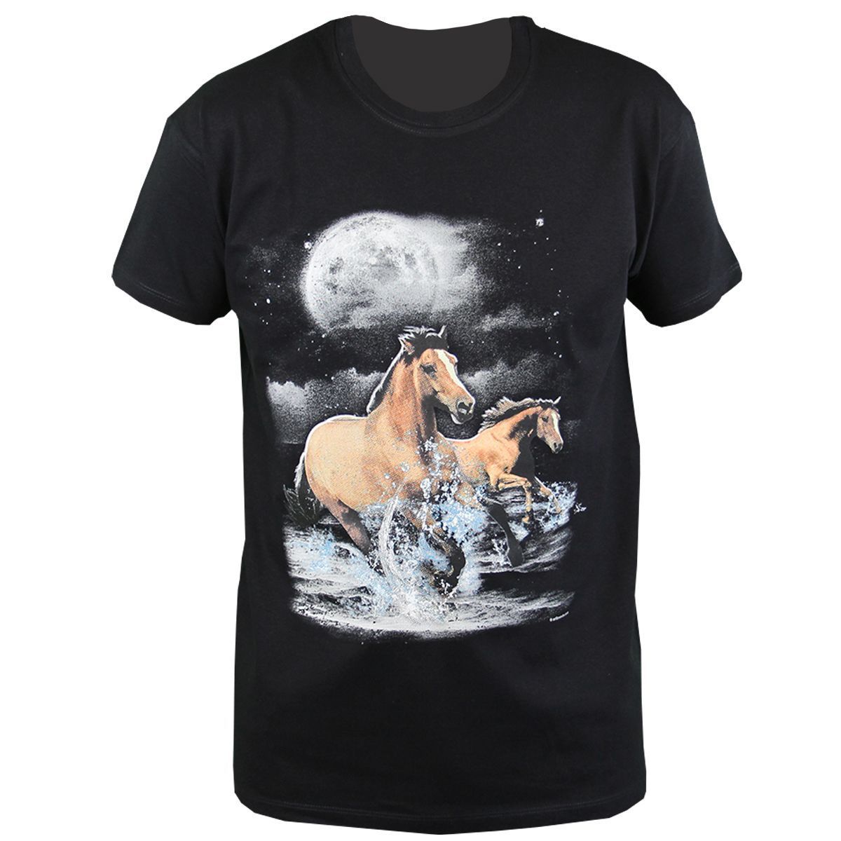 T-Shirt - Imprimé cheval noir – Chevaux Passion T-Shirt - Imprimé cheval noir – Chevaux Passion