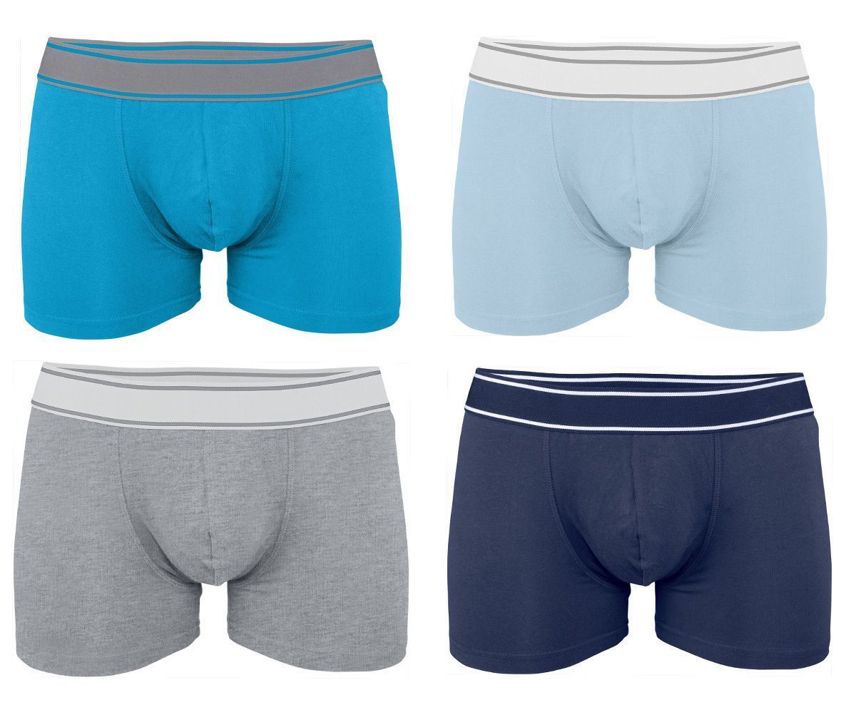 Lot de boxers shorty multicolores couleurs vives pour homme