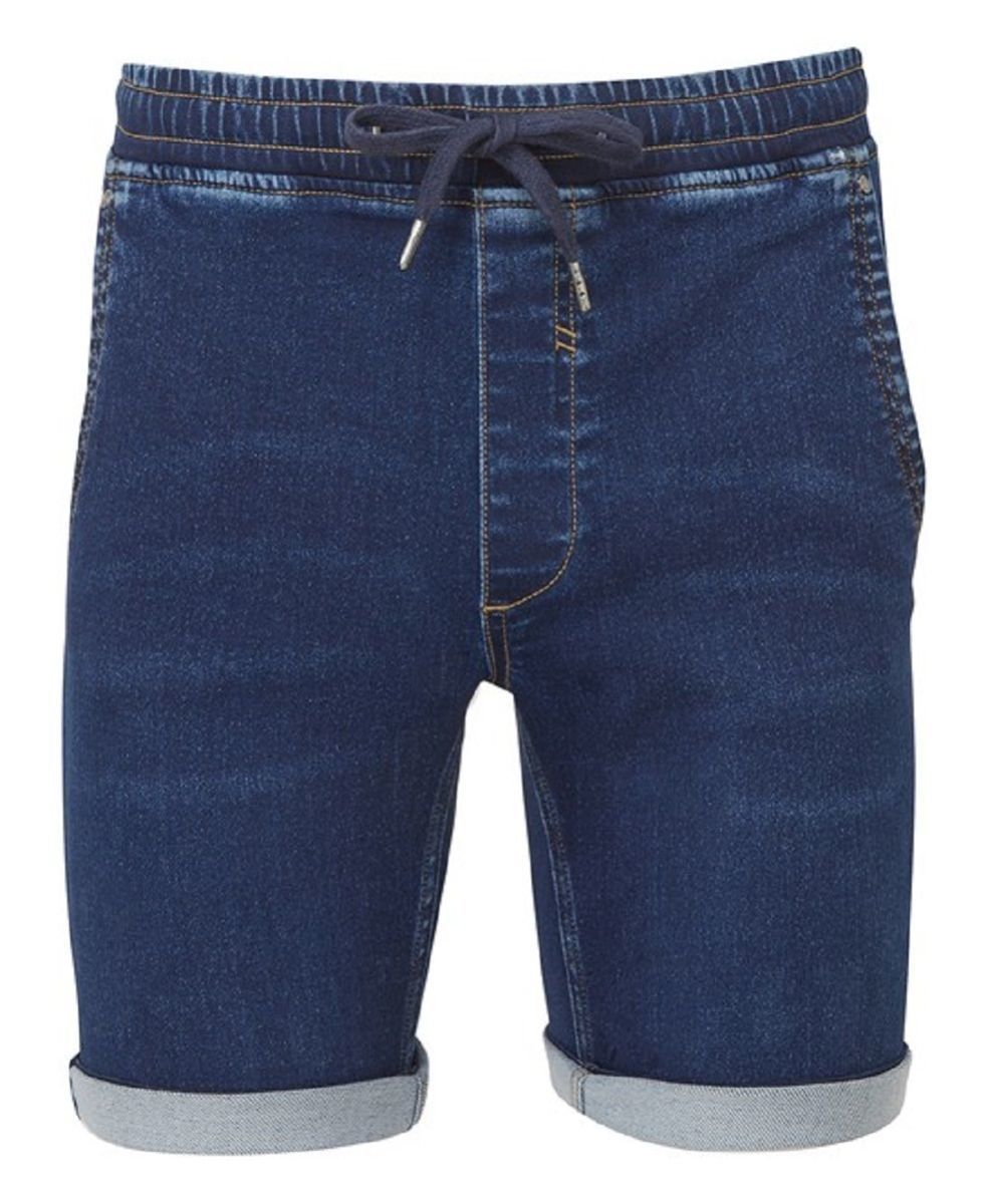 Bermuda en jean avec cordon de serrage Homme