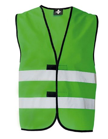 Gilet De Sécurité Secouriste Jaune Fluo – Marquage Dos Très Visible, Taille XL