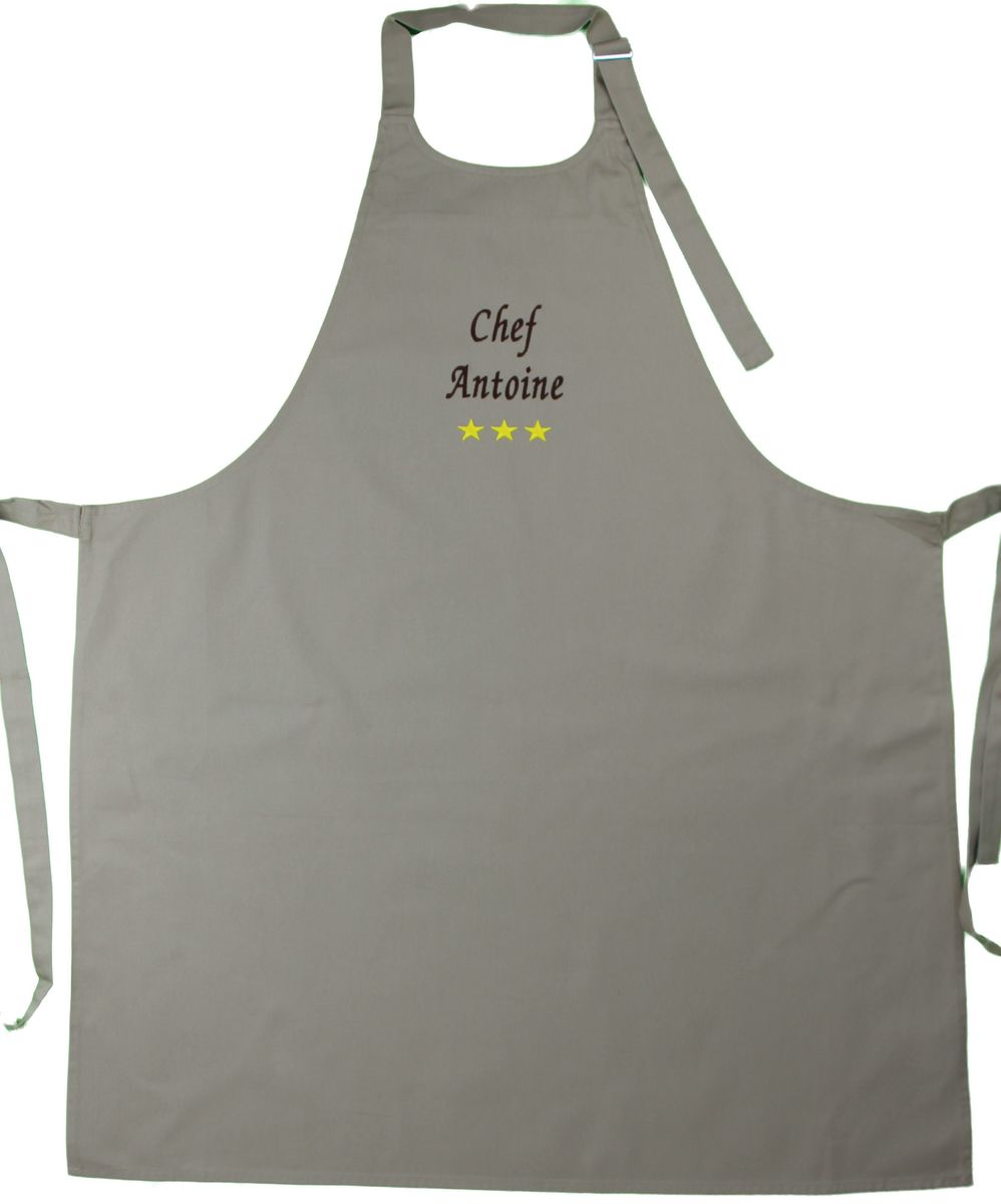 Tablier brodé personnalisation par broderie grand choix de