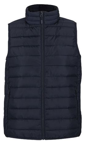 Gilet Doudoune Sans Manches Femme - Matelassé Léger, Col Montant, Fermeture éclair, Coupe-vent Et Déperlant - 5
