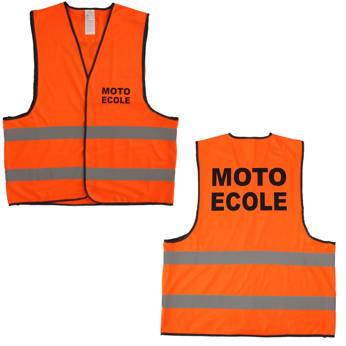 Gilet de sécurité fluo chasuble bandes réfléchissantes