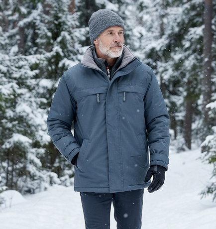 Parka - Homme - REF BOREAL - gris ciment