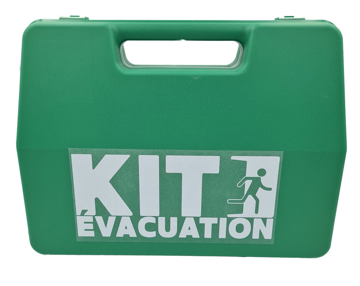 Kit d'évacuation avec mallette et vis de fixation, équipement d'évacuation Kit d'évacuation avec mallette et vis de fixation, équipement d'évacuation