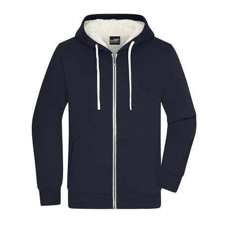 FULL TIME SPORTS Sweat à Capuche Polaire Homme - Pull à Capuche Décontracté Sans Fermeture