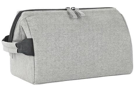 Trousse de toilette recyclée - 1816500 - gris mélange