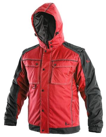 Veste de travail matelassée 2 en 1 - Homme - CXS1210-001 - rouge et noir