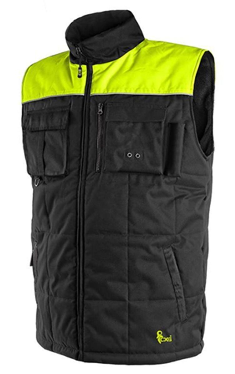 Bodywarmer de travail - Homme - CXS1310-002 - noir et jaune