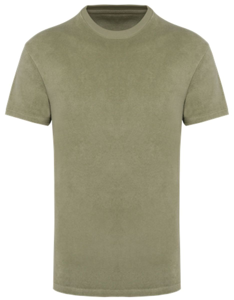 T-shirt écoresponsable en éponge - Homme - PAT311 - vert amande
