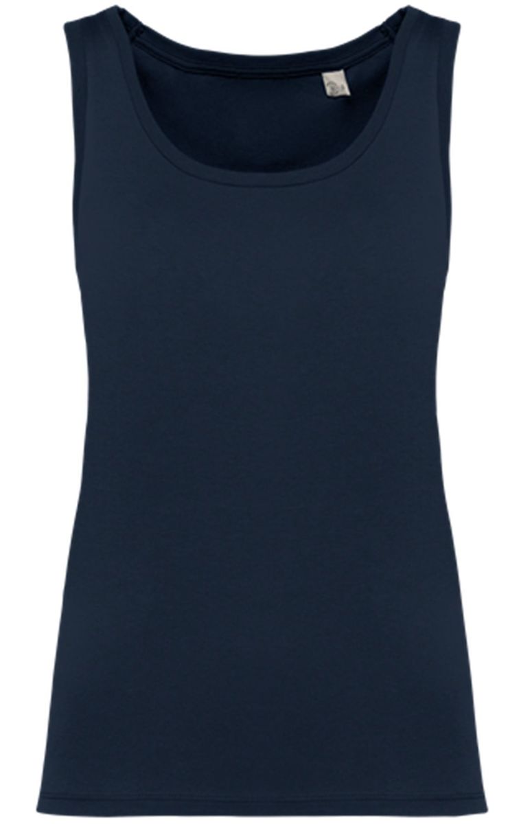 Débardeur écoresponsable - Femme - PAT341 - bleu marine