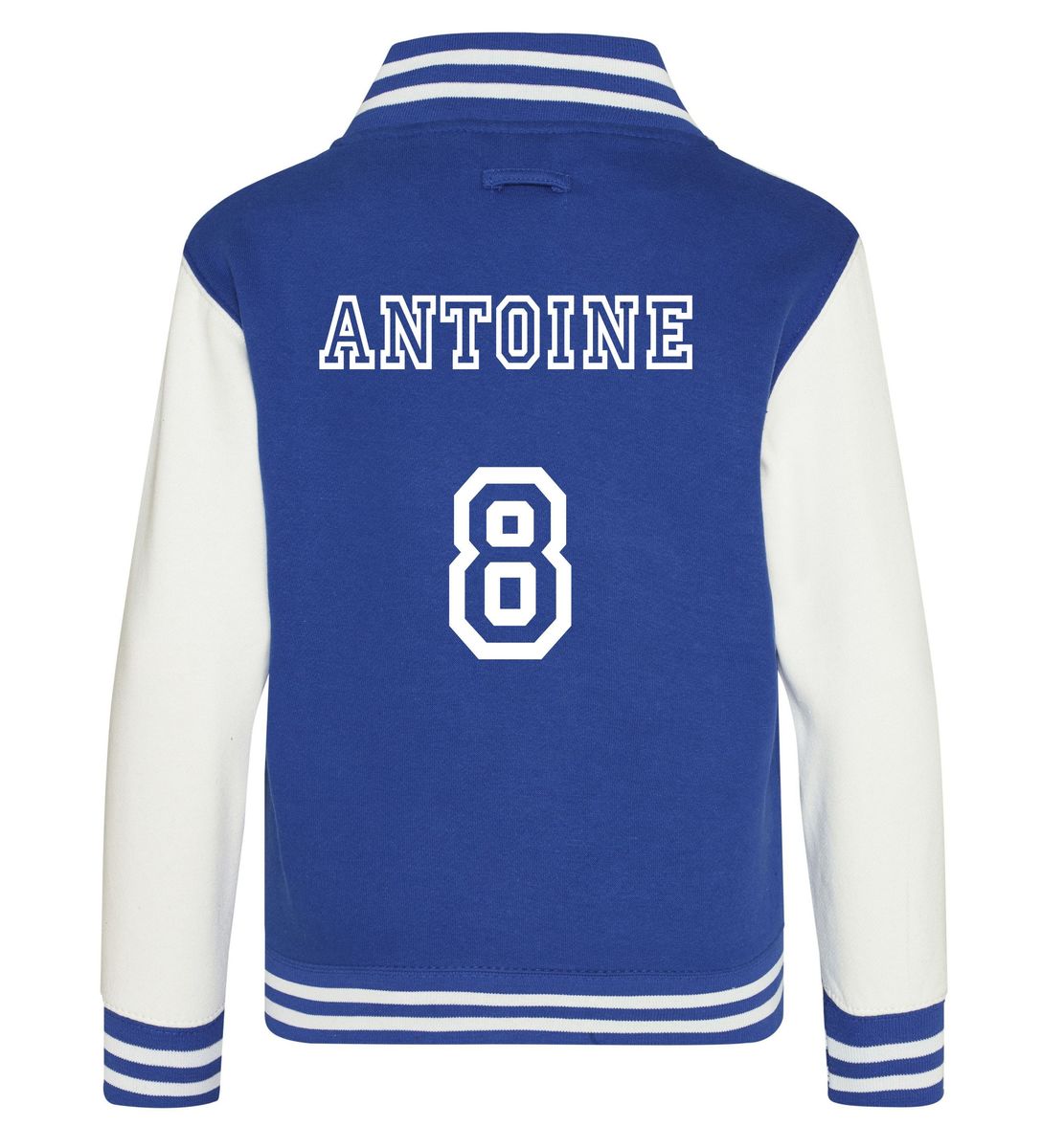 Veste zippée style collège américain, teddy, université -personnalisée