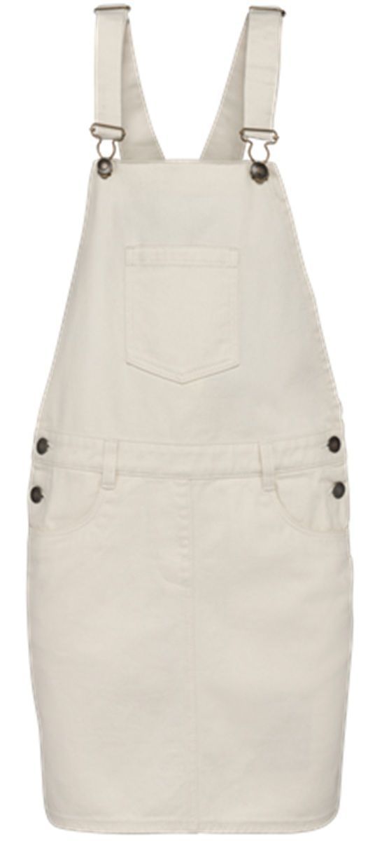 Robe salopette - Femme - PAT5010 - beige ivoire