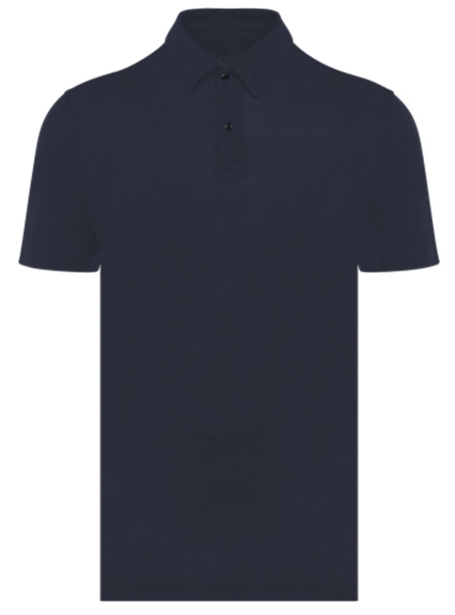 Polo 100 % lin - Homme - PATS217 - bleu marine
