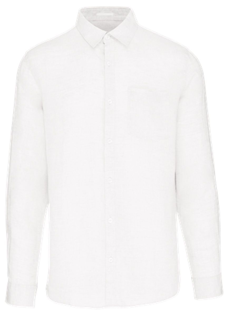 Chemise en lin - Homme - PATS504 - blanc