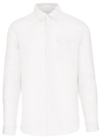 Chemise en lin - Homme - PATS504 - blanc