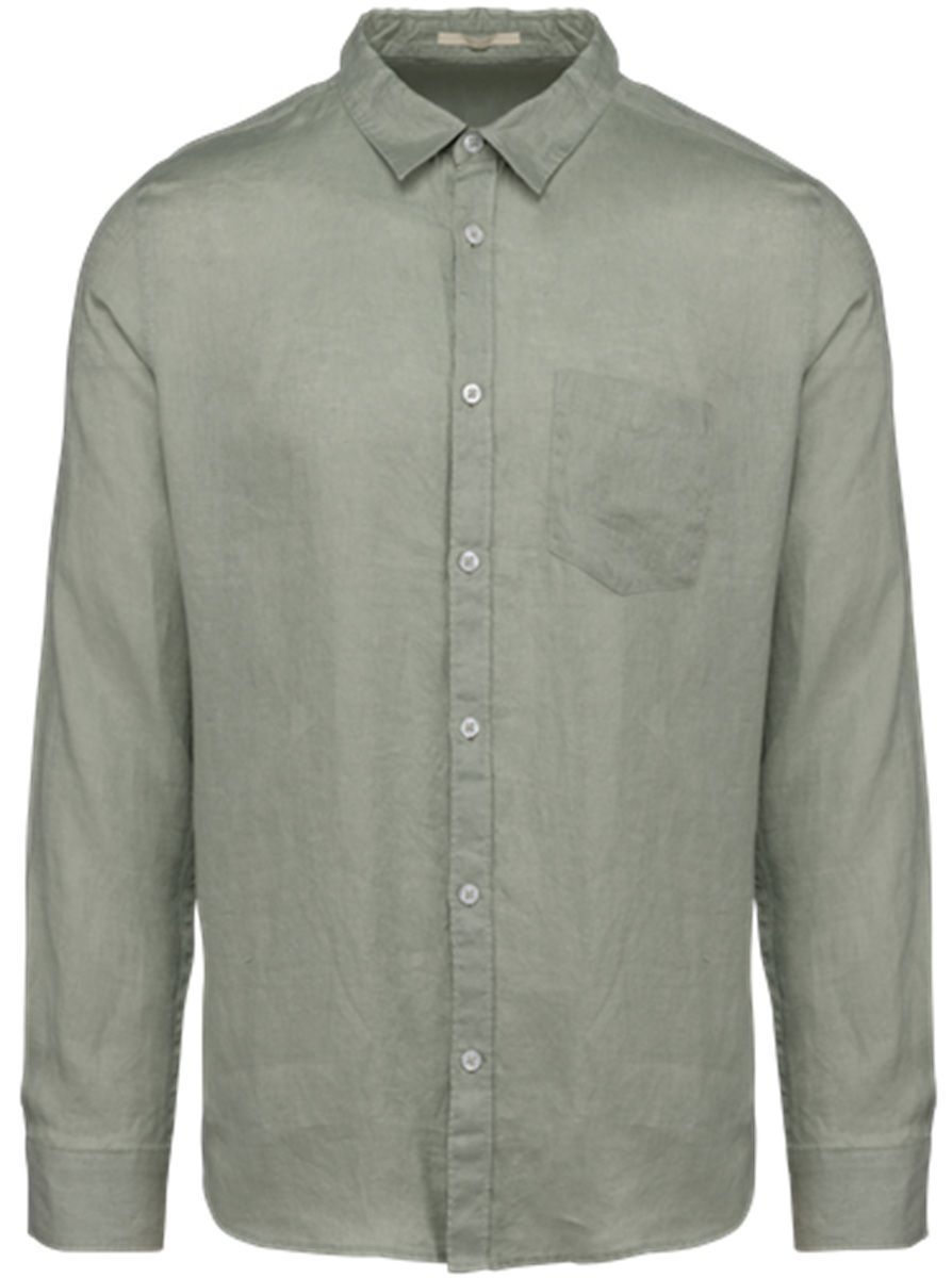 Chemise en lin - Homme - PATS504 - vert almond green