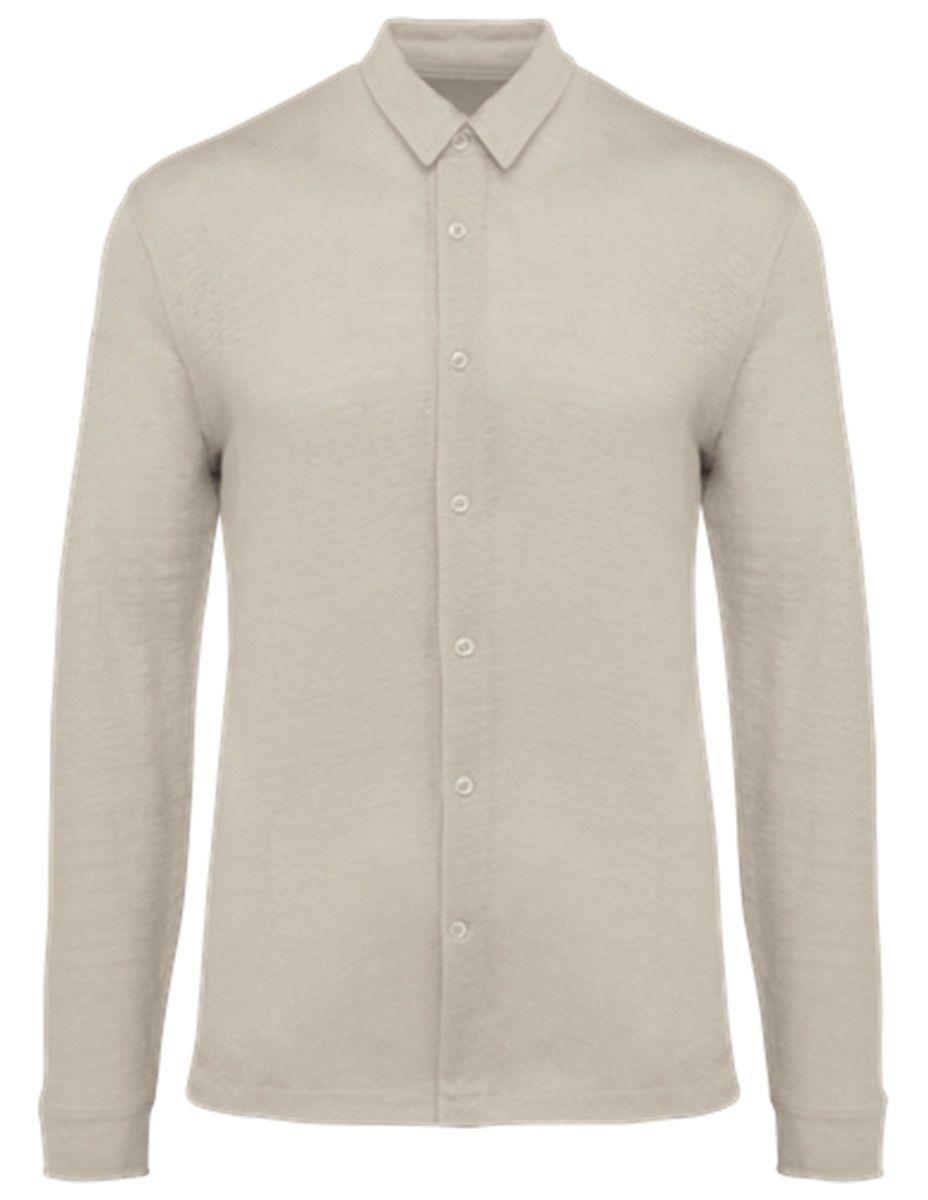 Chemise en lin - Homme - PATS518 - beige linen