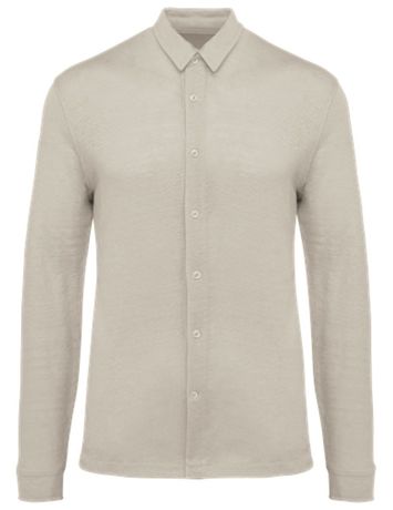 Chemise en lin - Homme - PATS518 - beige linen