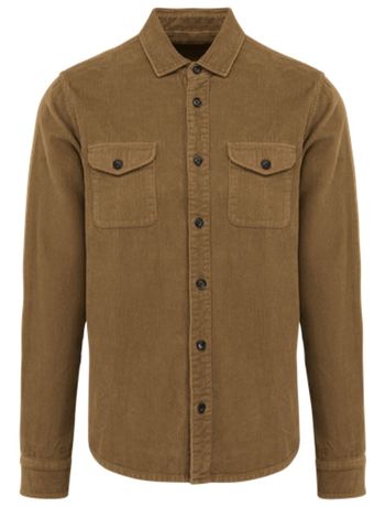 Surchemise en velours côtelé - Homme - PATS519 - marron sugar