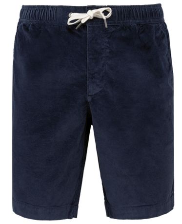 Short en velours côtelé - Homme - PATS742 - bleu marine