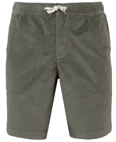 Short en velours côtelé - Homme - PATS742 - vert kaki pâle