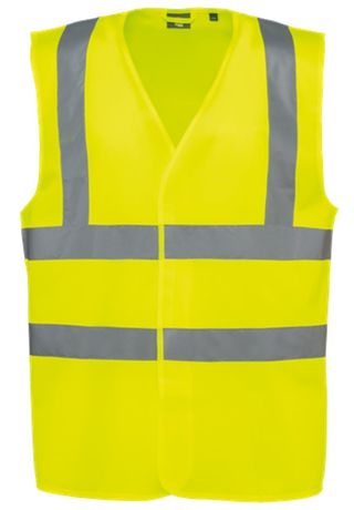 Gilet adulte haute visibilité - Unisexe - WK416 - jaune fluo