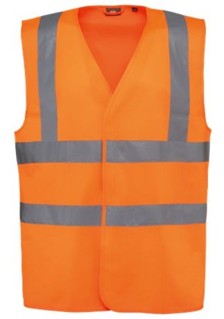 Gilet adulte haute visibilité - Unisexe - WK416 - orange fluo