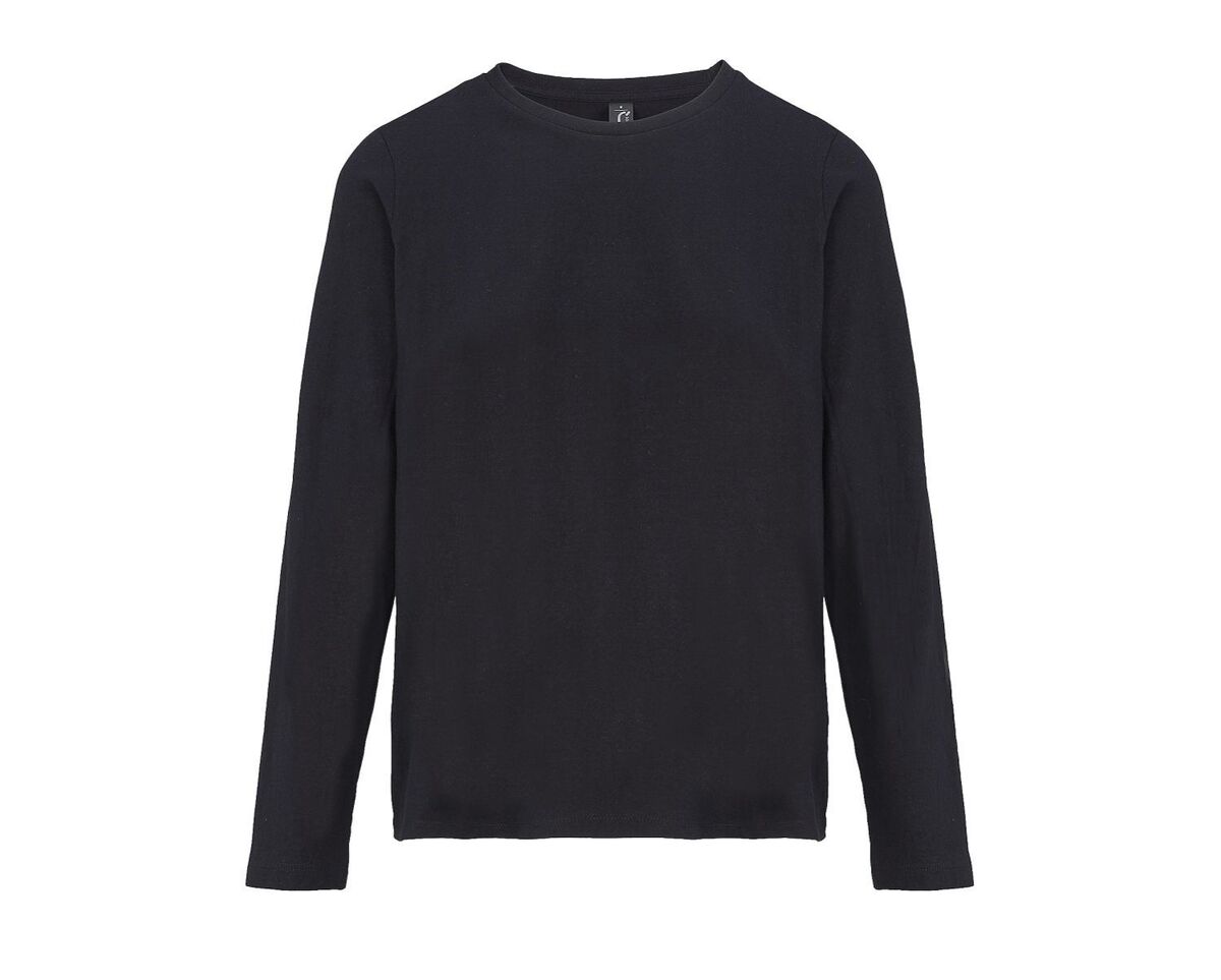 T-shirt manches longues FEMME - 04443 - noir