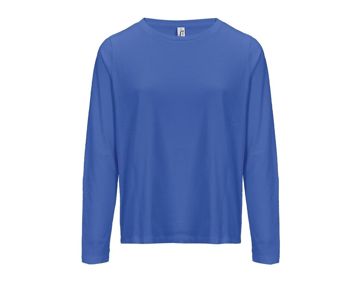 T-shirt manches longues FEMME - 04443 - bleu roi