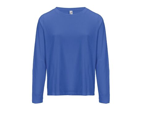 T-shirt manches longues FEMME - 04443 - bleu roi