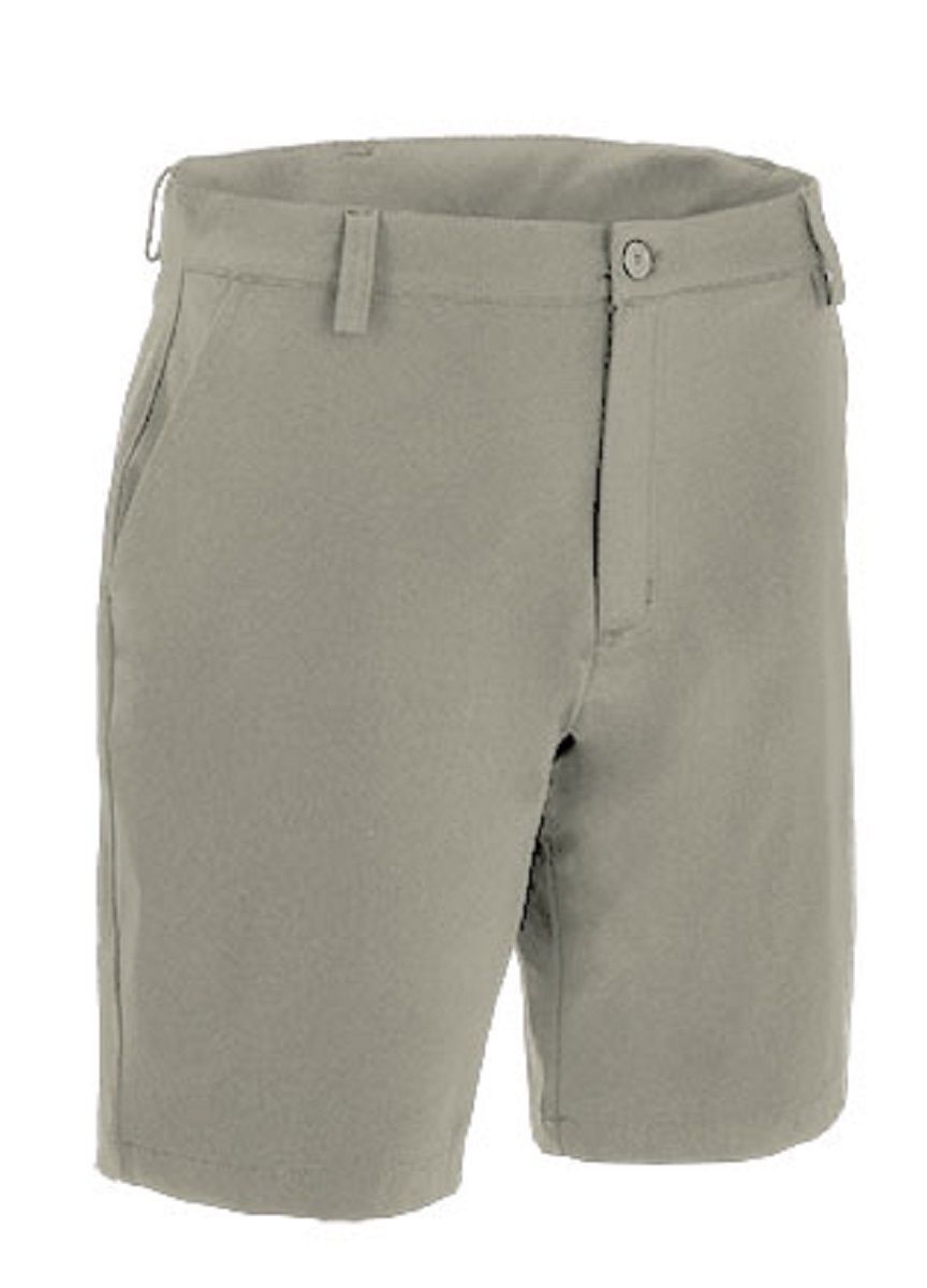 Bermuda chino bi-élastique pour homme - NAPOLES - beige