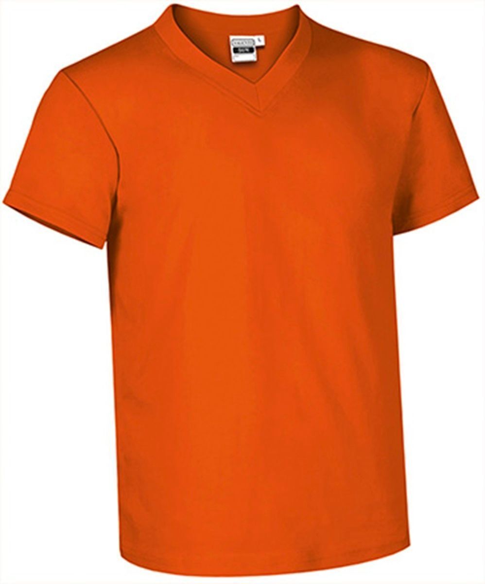 T-shirt manches courtes - Col V - Homme - réf SUN - orange