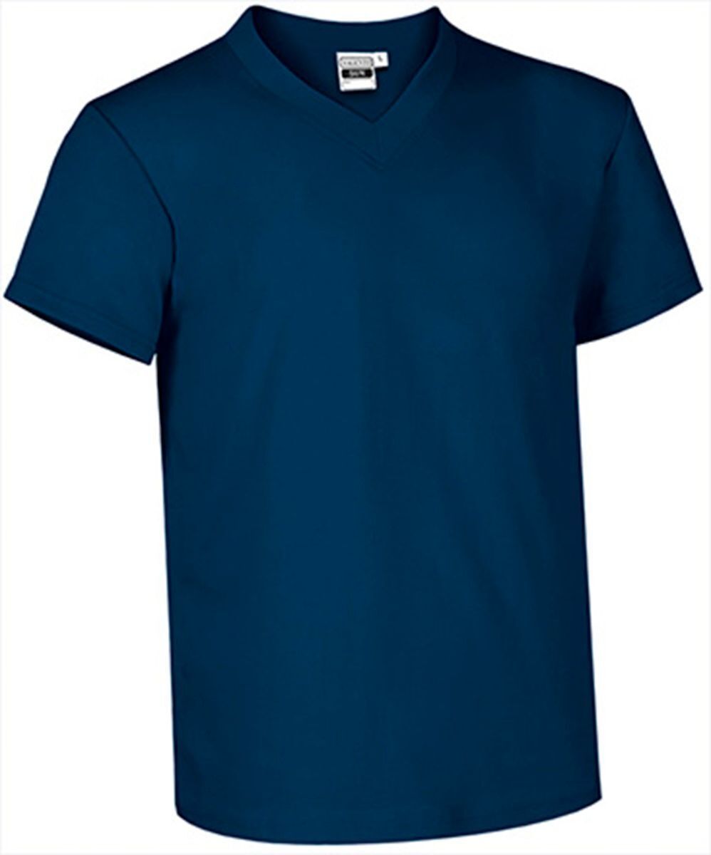 T-shirt manches courtes - Col V - Homme - réf SUN - bleu marine