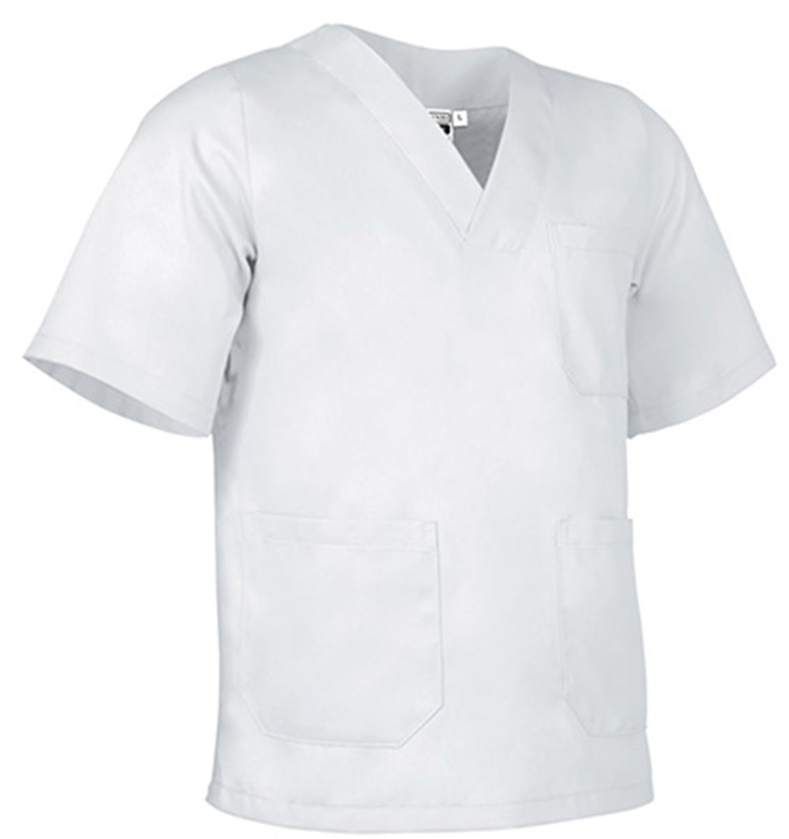 Tunique de travail - Col V -unisexe - réf LINK - blanc