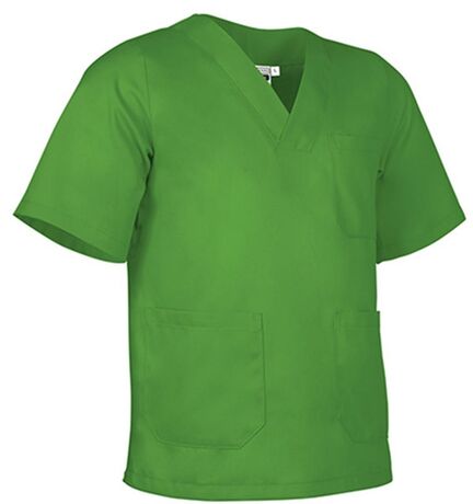 Tunique de travail - Col V - Femme - réf LINK - vert pomme