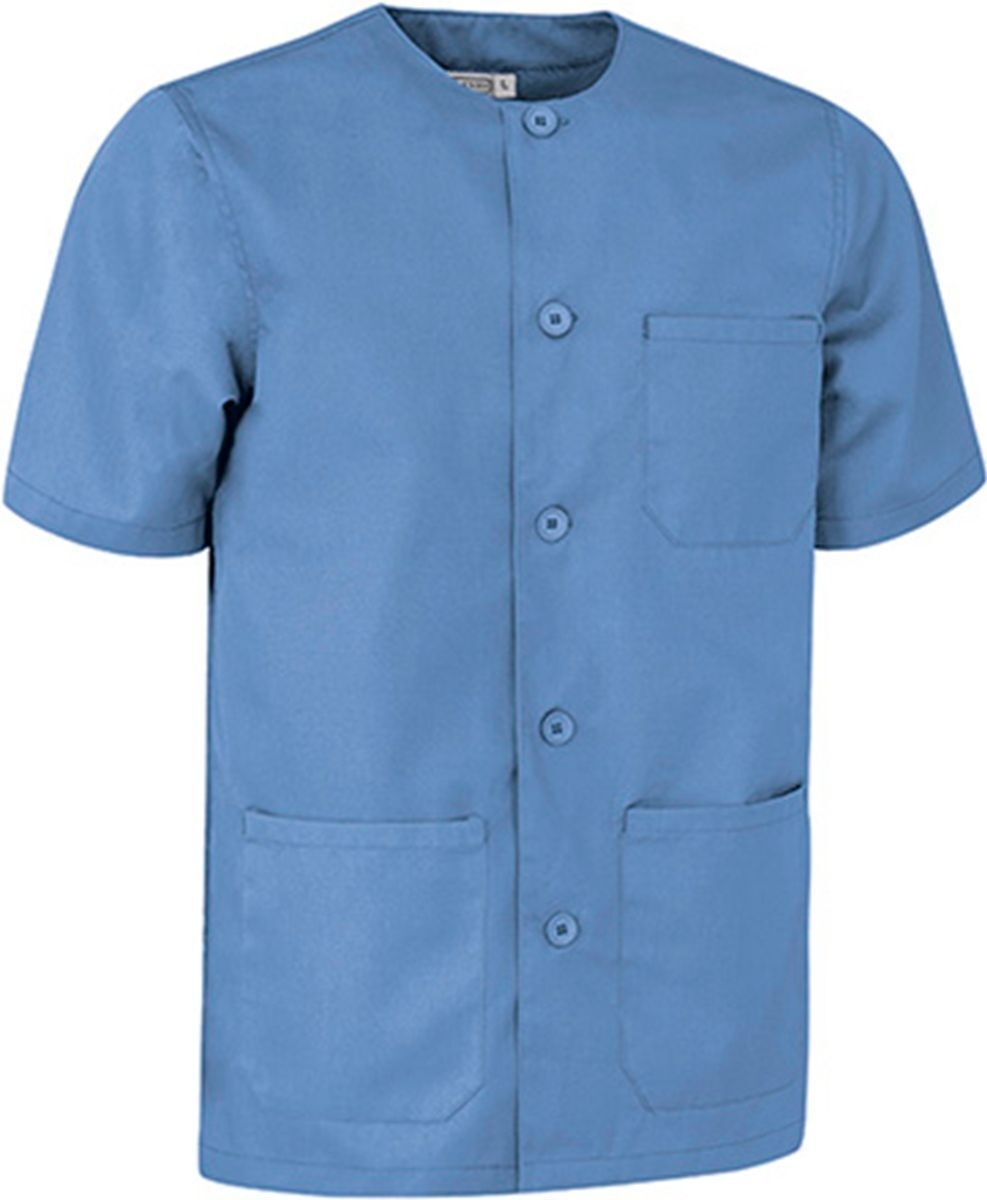 Tunique de travail - Homme - réf HELSINKI - bleu dauphin