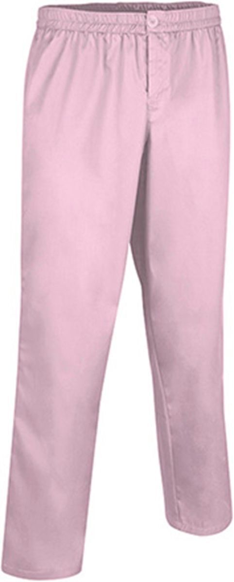 Pantalon de travail - Unisexe - réf PIXEL - rose pastel