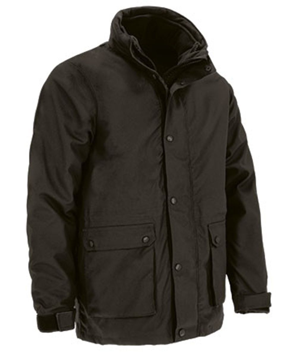 Parka 3 en 1 intérieur polaire - Homme - REF AVENUE - NOIR