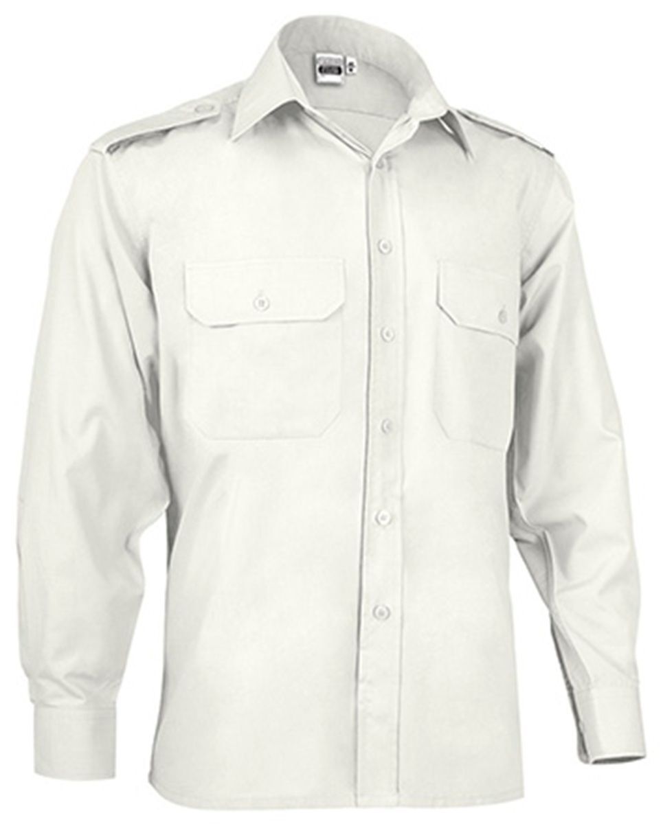 Chemise manches longues - Homme - VIGILANT ML - blanc ivoire