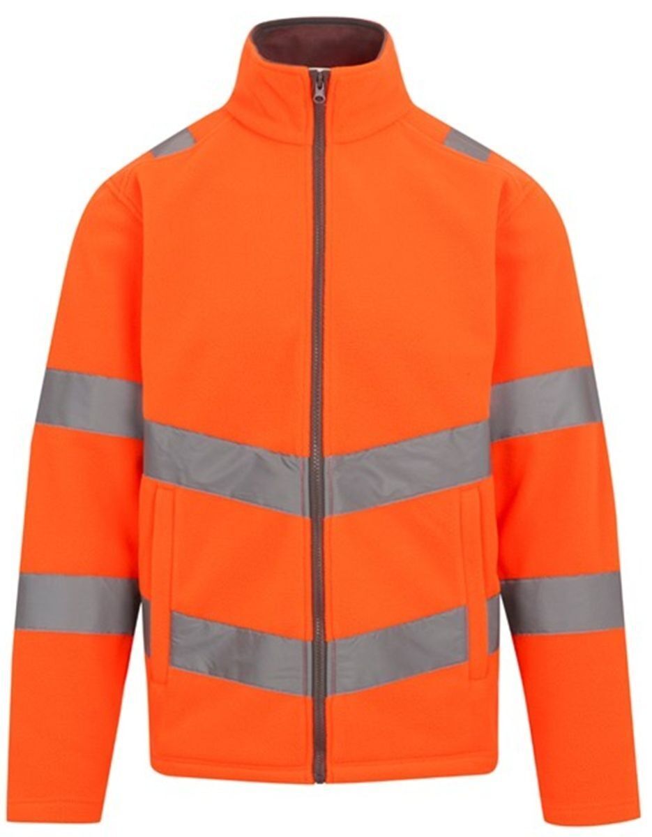 Gilet veste polaire haute visibilité - TRF648 - orange fluo
