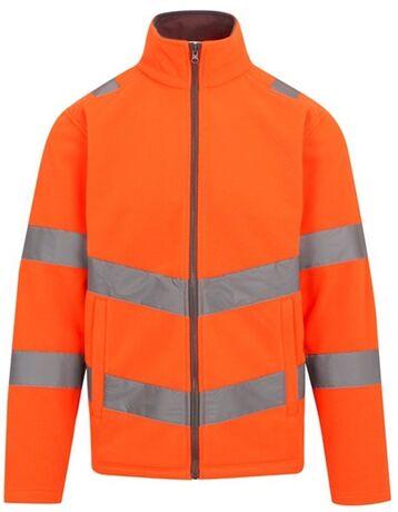 Gilet veste polaire haute visibilité - TRF648 - orange fluo
