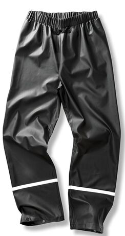 Pantalon imperméable avec bandes réfléchissantes - R916X - noir