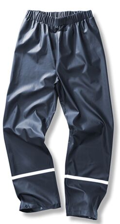 Pantalon imperméable avec bandes réfléchissantes - R916X - bleu marine