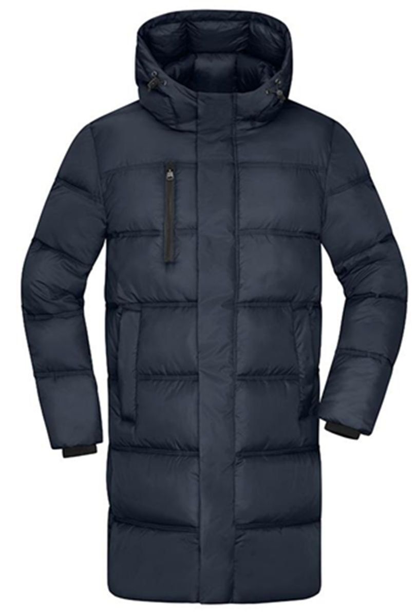 Doudoune longue - Homme - JN1368 - bleu marine