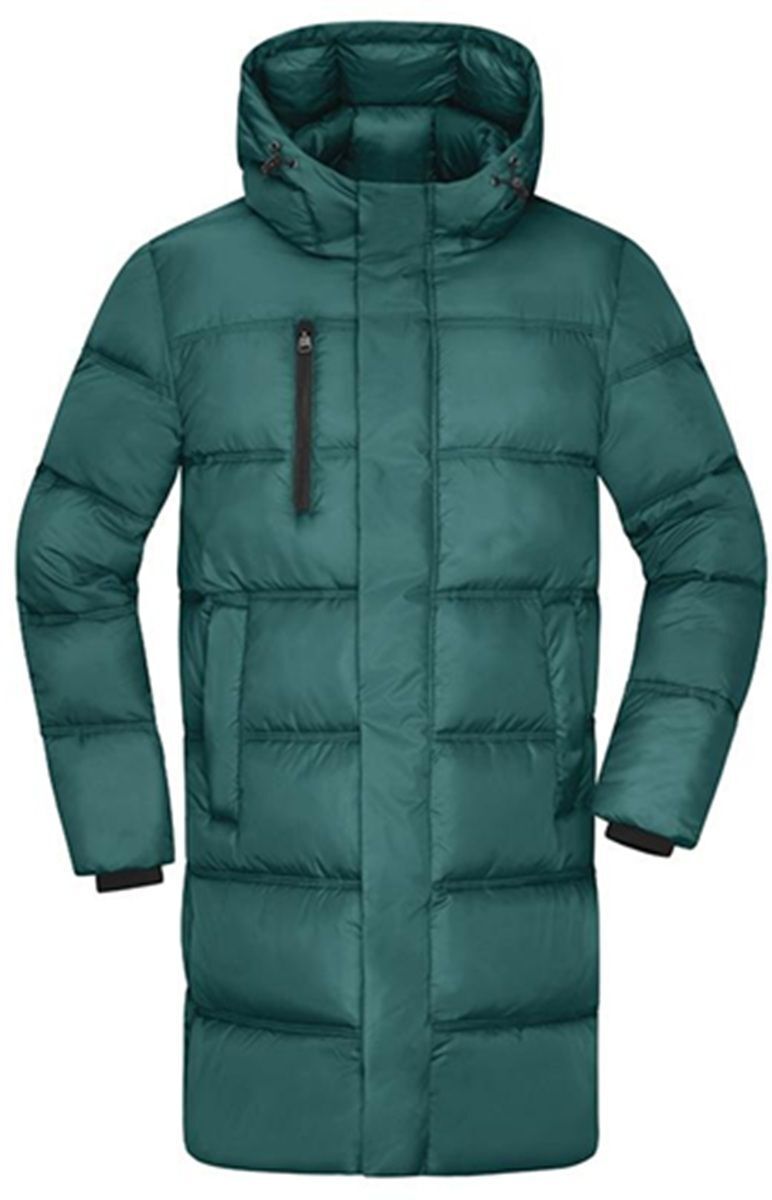 Doudoune longue - Homme - JN1368 - vert fumé