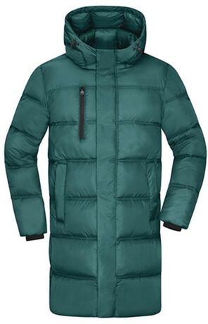 Doudoune longue - Homme - JN1368 - vert fumé