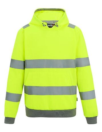 Sweat à capuche haute visibilité - TRF814 - jaune fluo