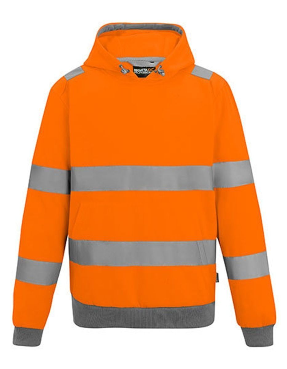 Sweat à capuche haute visibilité - TRF814 - orange fluo
